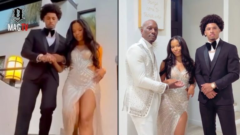 Tyrese Almost Missed Sending His Daughter Shayla Off To Prom! 
