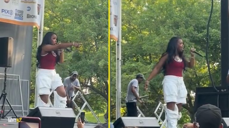 Remy Ma Hits The Stage At Bronx Week And Dissing Claressa Shields 'Remy Out There Wilding'