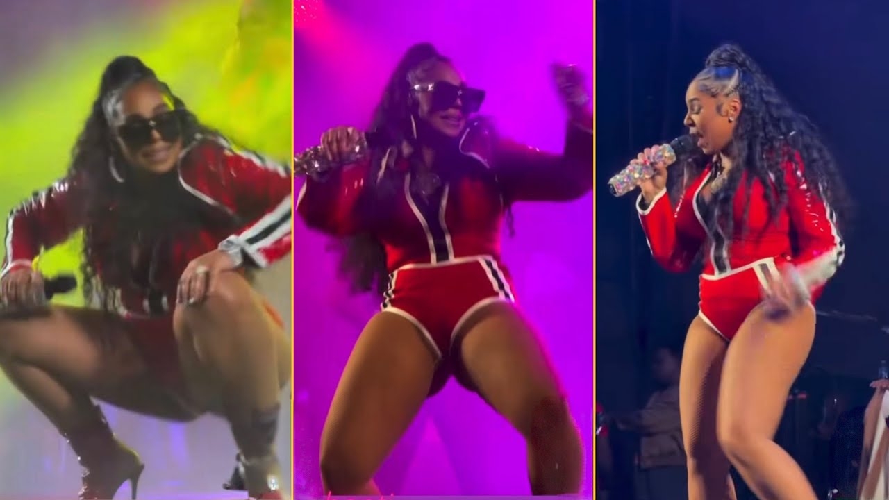 Ashanti Shocks The Trinidad Fans With Her Se*y Dance During The Performance Last Night