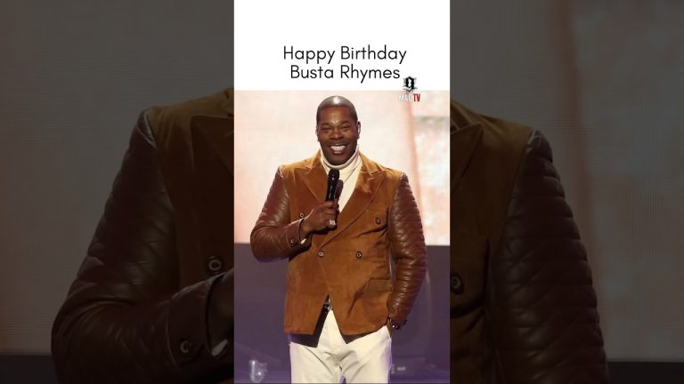 Happy 54th Birthday Busta Rhymes 
