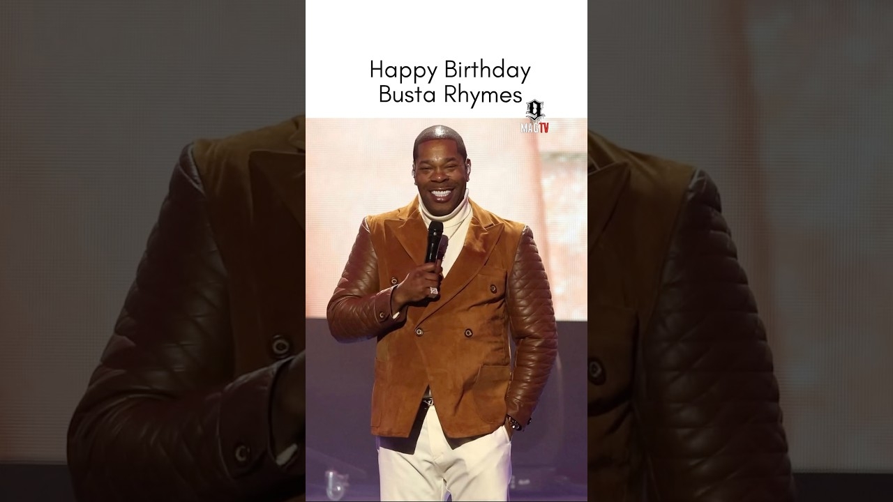 Happy 54th Birthday Busta Rhymes