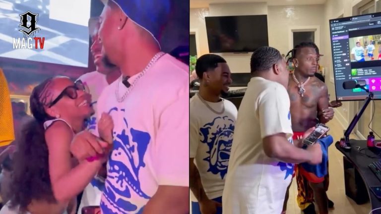 Adrien Broner & Deen The Great Run Into Yaya Mayweather After Streaming Wit Sauce Walka! 