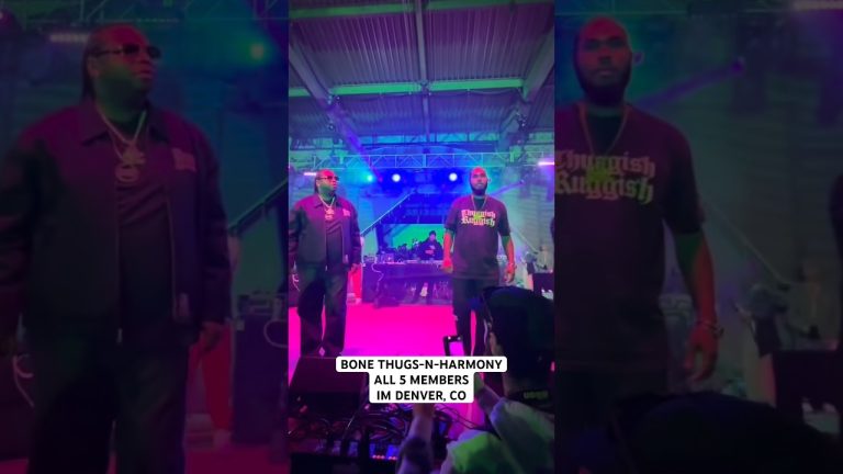 #BoneThugsNHarmony All 5 Members In Denver, Colorado Last Night #whytv