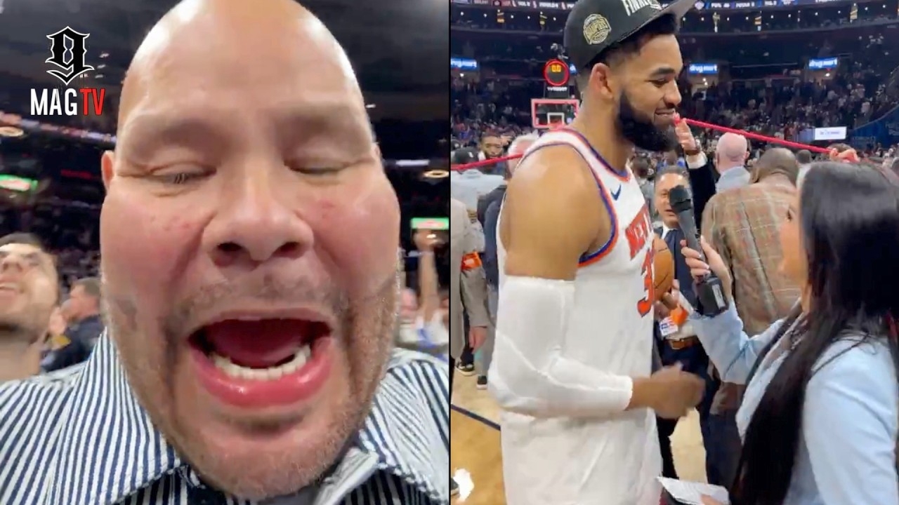 Fat Joe Celebrates The Knicks Going To The Finals After Sweeping The CAVS!