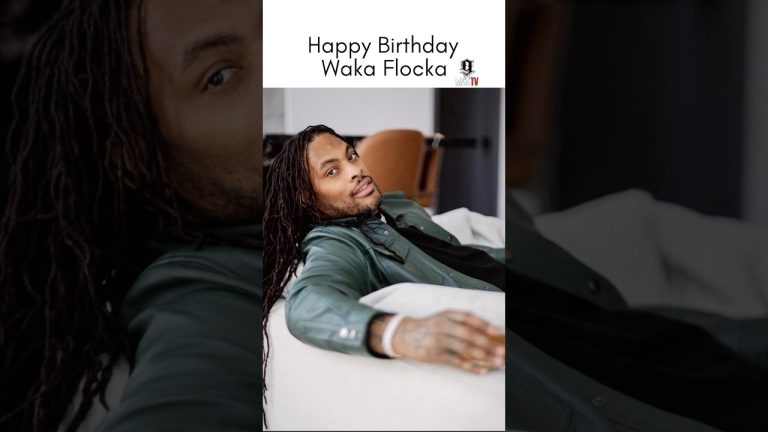 Happy 40th Birthday Waka Flocka  He Also Announced He Is Expecting A Son  Congratulations