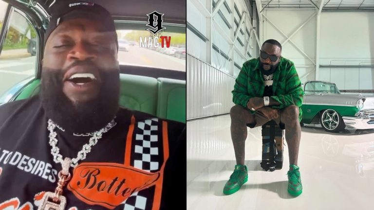Rick Ross Offers $100k Or A 1 Hour Ride With Him In His 57 Chevy! 