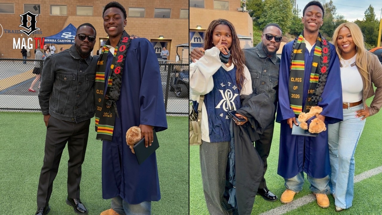 Kevin & Torrei Hart's Son Hendrix Graduates From Sierra Canyon High School!