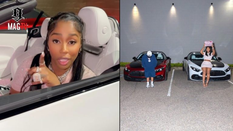 Kash Doll & 42 Dugg Pull Up In Back To Back Maybach's For Their "Thick One" Music Video! 