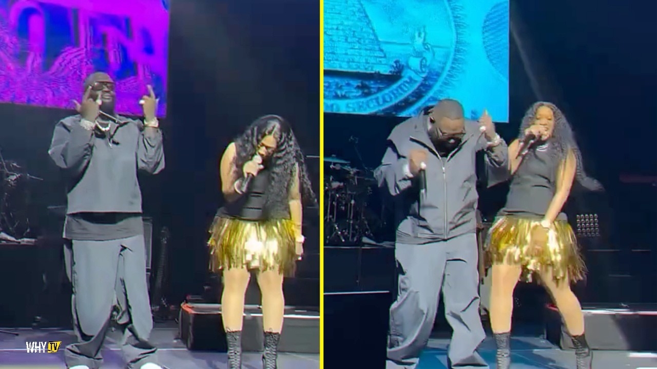 Rick Ross Reunites With Trina At 'Port Of Miami' 20th Anniversary Tour 'Is The Love Between Them?'