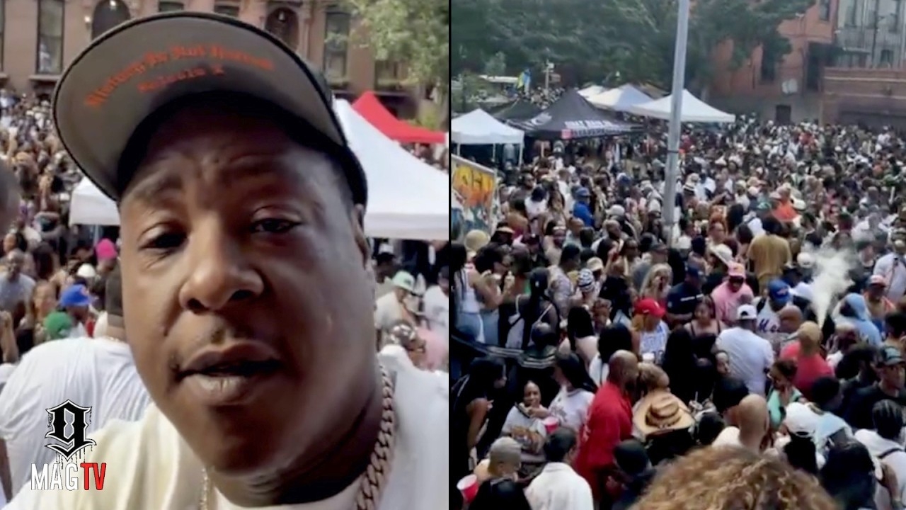 "No Security" Jadakiss Is Outside In Brooklyn After Knicks Game 2 Victory Over Spurs!