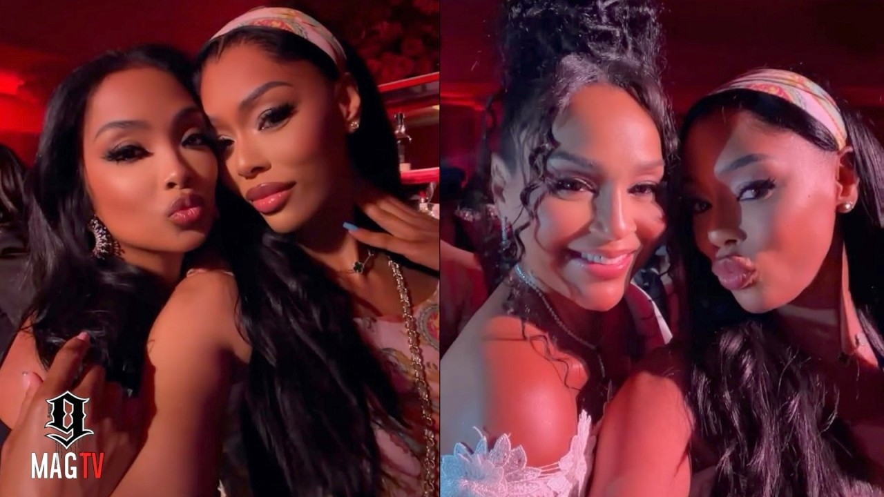 Scrappy's Ex Wife Bambi Links Up Wit Princess Love & LisaRaye At The Impact Awards!