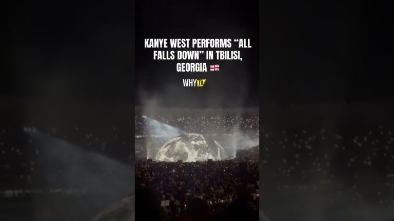 #KanyeWest Performs #AllFallsDown In Tbilisi, Georgia  #whytv #ye