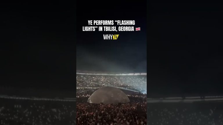 #KanyeWest Performs #FlashingLights In Tbilisi, Georgia  #whytv #ye