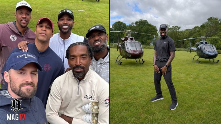 Lebron James Ignores Kevin Hart & Charters 3 Helicopters During Vacation With CAVS Teammates! 