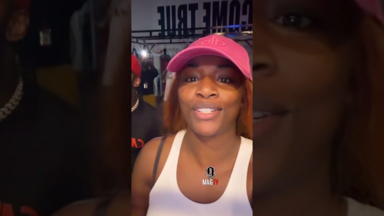 Claressa Shields Hanging Out With The Kids 