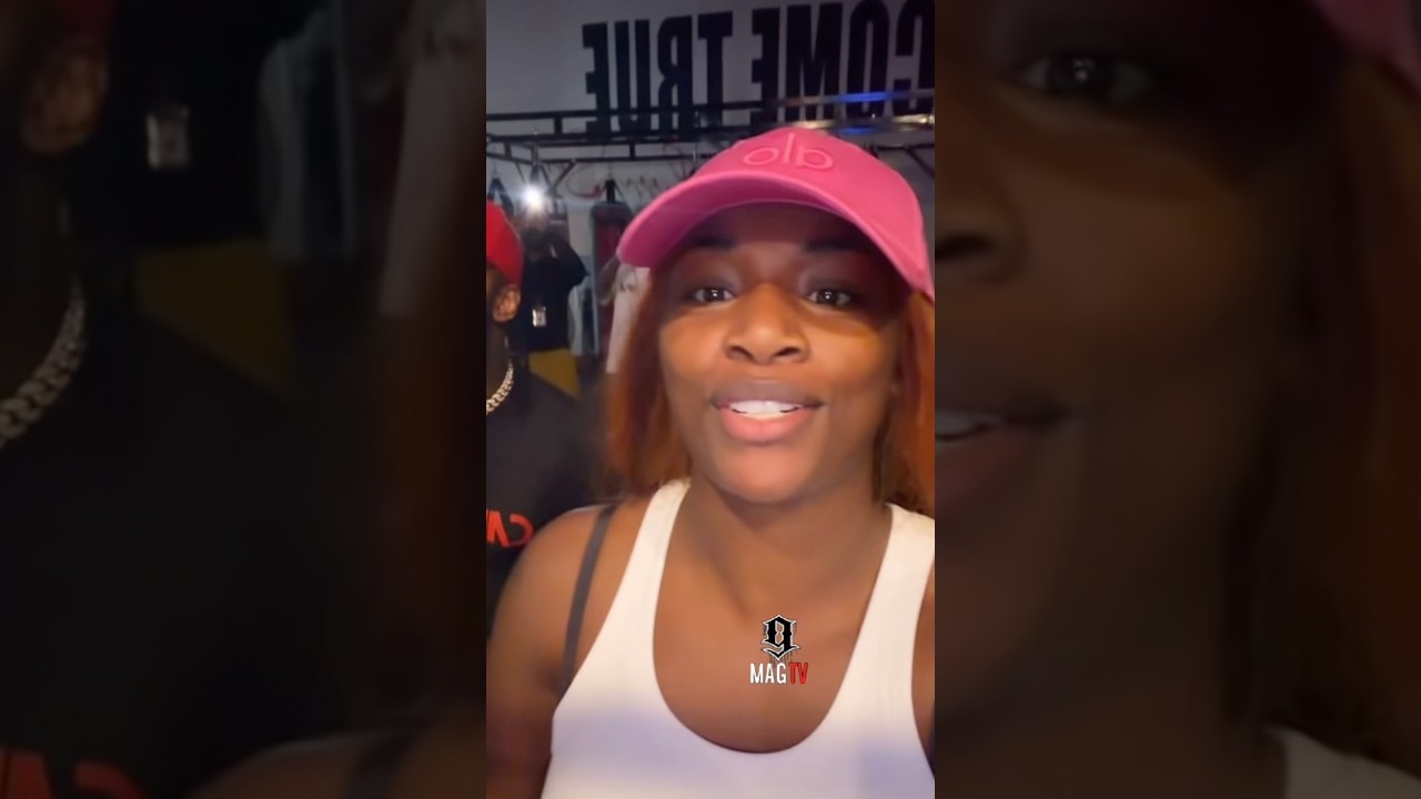 Claressa Shields Hanging Out With The Kids