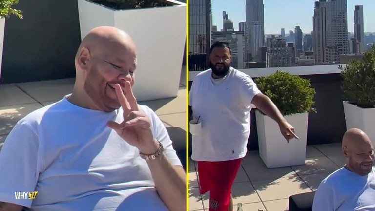 Fat Joe Pregaming Before Game 3 Of The NBA Finals With DJ Khaled 'Show New York State!'
