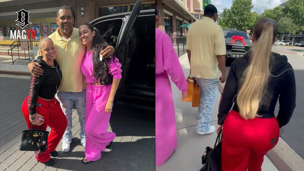 Latto & Sister Brooklyn Surprise Their Dad With A New Truck For Father's Day!