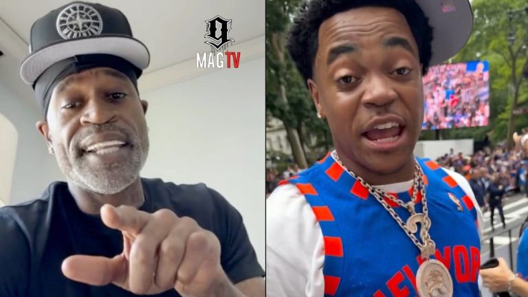 Former Spur Stephen Jackson G-Checks Knicks Fan For Talking Spicy In His Comments! 