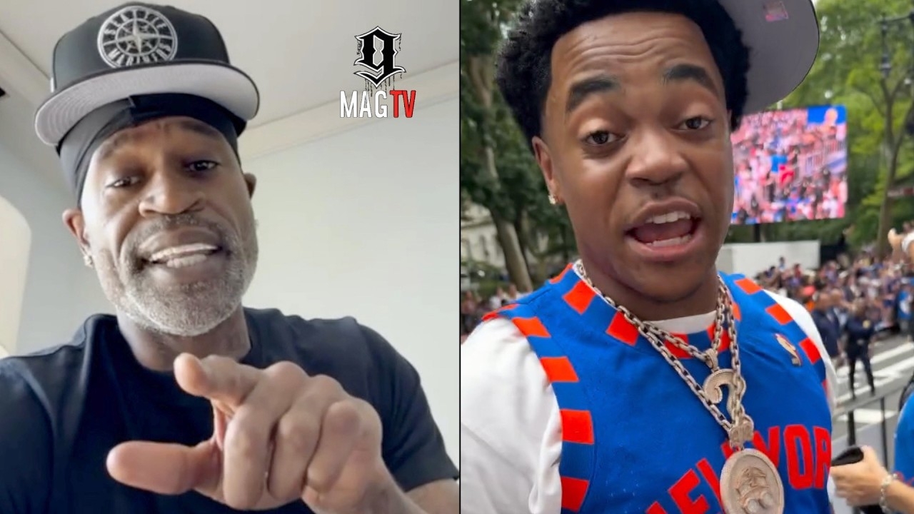 Former Spur Stephen Jackson G-Checks Knicks Fan For Talking Spicy In His Comments!