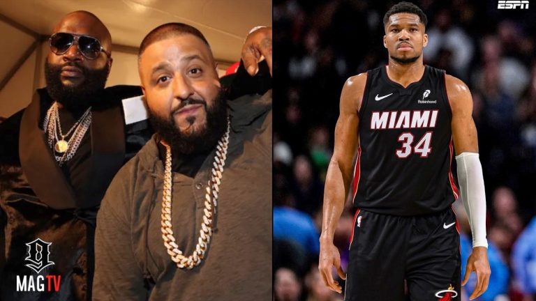 Rick Ross & DJ Khaled Welcome Giannis After He's Traded To The Miami Heat! 