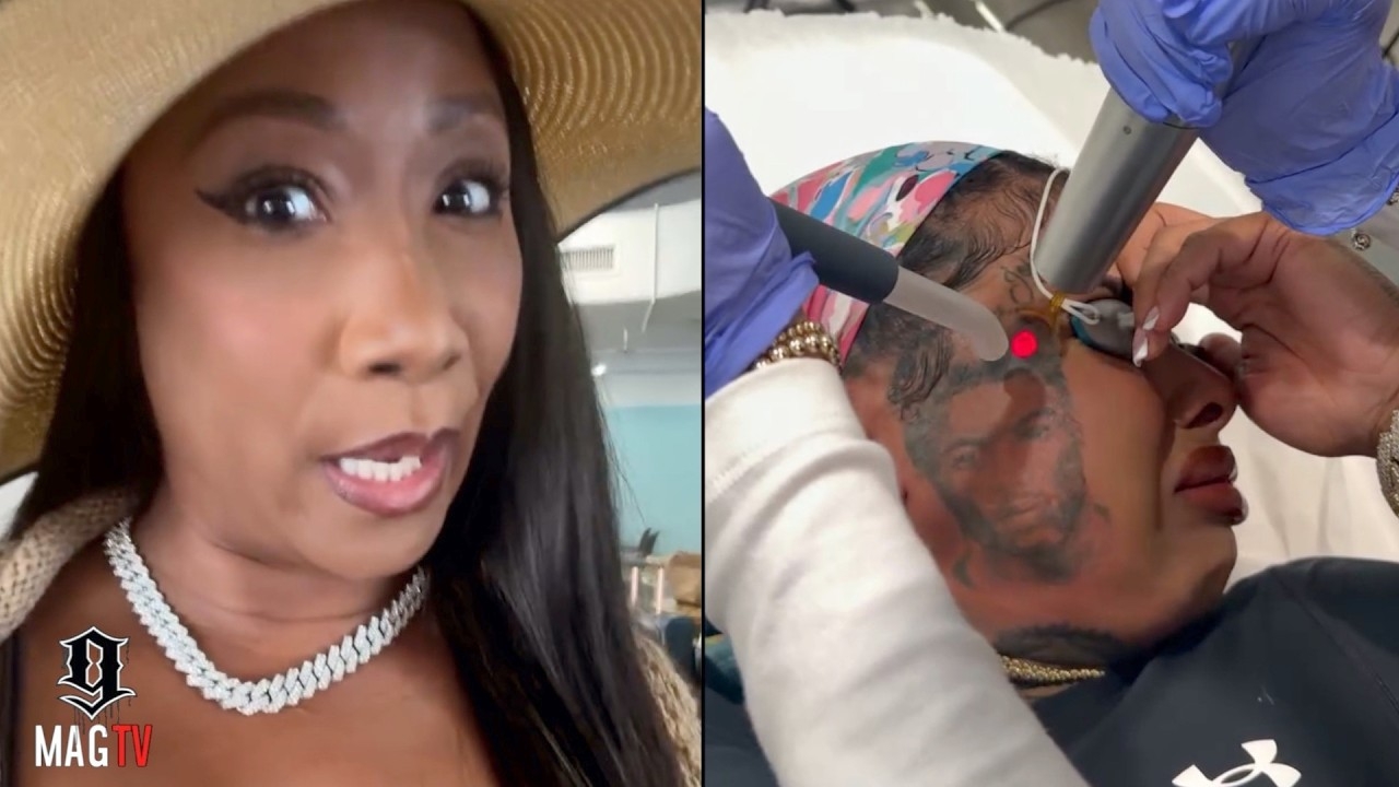 "Bish Run" Blueface Mom Karlissa Snaps On Trolls After Chrisean Has Tattoo Removal On Father's Day!