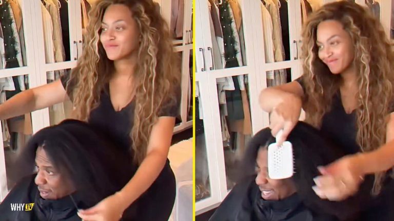 Beyonce Removing Jay-Z's Locks And Then Detangling 'Hov's Hair Transformation Is Crazy'