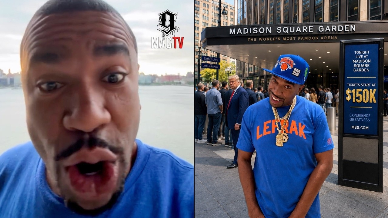 Noreaga Settles For Game 3 Watch Party After Knicks Ticket Rise To $150k For 1 Court Side Seat!