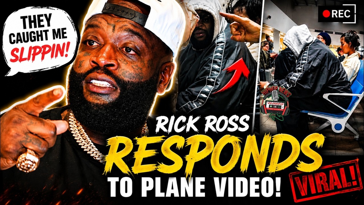 Rick Ross RESPONDS To Viral Picture Of Him On A Regular FLIGHT