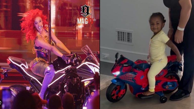 "I Be U Right Now" Cardi B's Daughter Blossom Imitates Mommy's BET Awards Performance! 