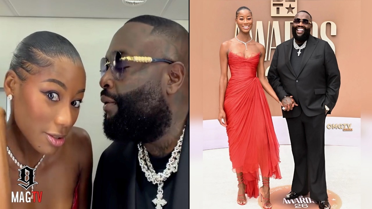 Rick Ross Takes Hard To Kiss Ex GF Jazzma Kendrick To The 2026 BET Awards!