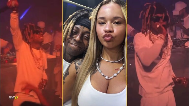 Lil Wayne Linked Up With His 23 Years Old Girlfriend At Michael Rubins White Party Last Night