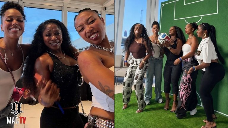 Zonnique & Reginae Link Up At META Event During FIFA World Cup! 