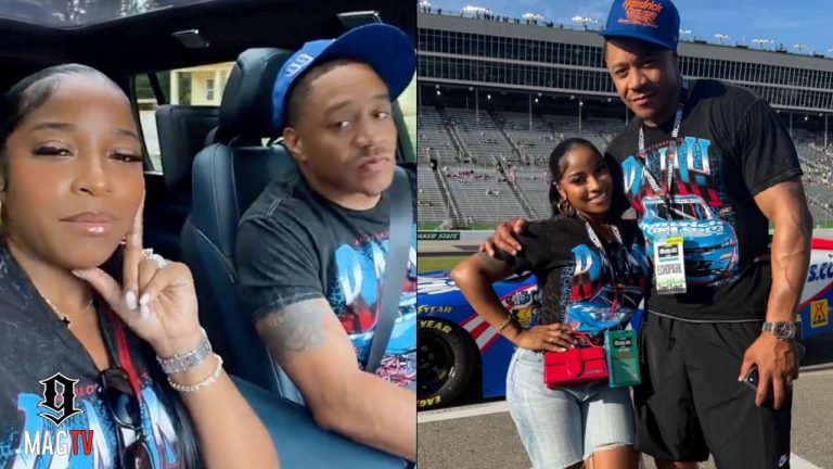 Robert Rushing Wife Toya Drives Him Crazy Before Attending NASCAR Event! 