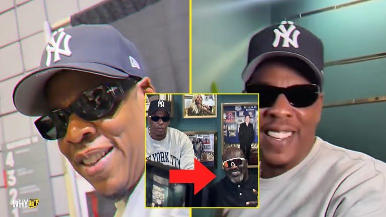 Jay-Z Pulls Up At Fanatics Fest And Links Up With Shaq 'Hov In The Building'