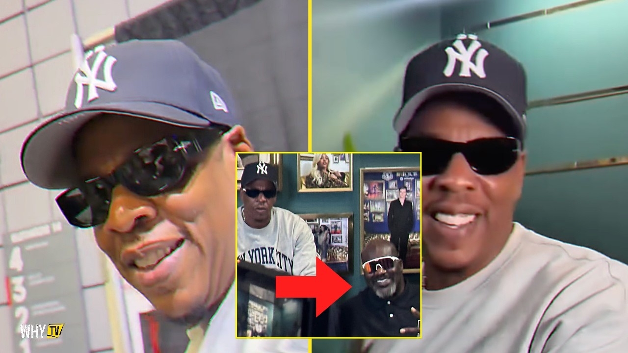 Jay-Z Pulls Up At Fanatics Fest And Links Up With Shaq 'Hov In The Building'