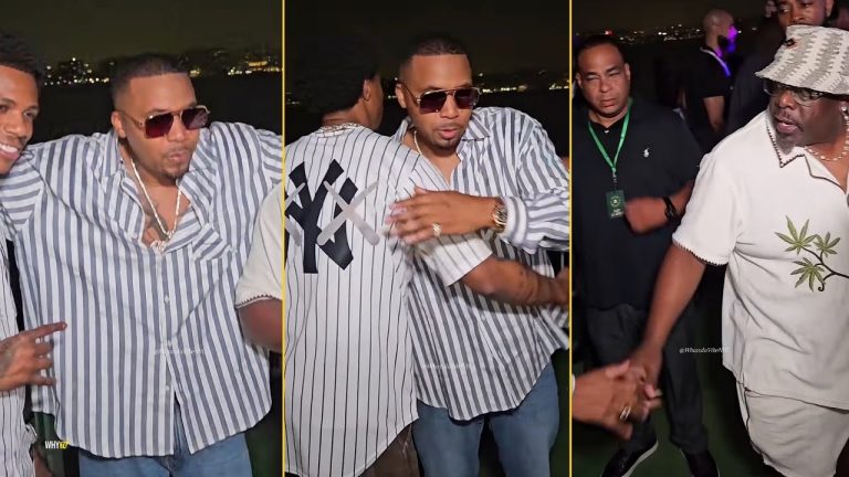 Nas Linked Up With A Boogie, Cedric The Entertainer And More At Fifa World Cup Yacht Party In NYC