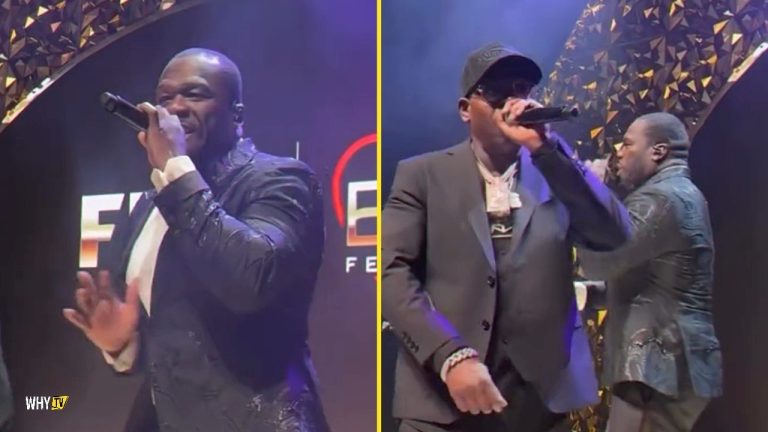 50 Cent, Tony Yayo And Uncle Murda Stole The Whole Show At The FIFA Big Art Festival 'G G G G-Unit!'