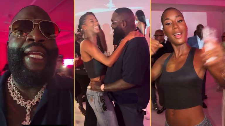 Rick Ross Finally Dancing With His New Girlfriend At His New Album Release Party In Miami