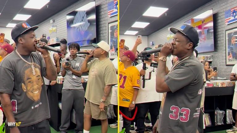 The Lox Performs 'Money, Power, Respect' At The Grand Opening Of Hobby Box 'The Lox In The Building'