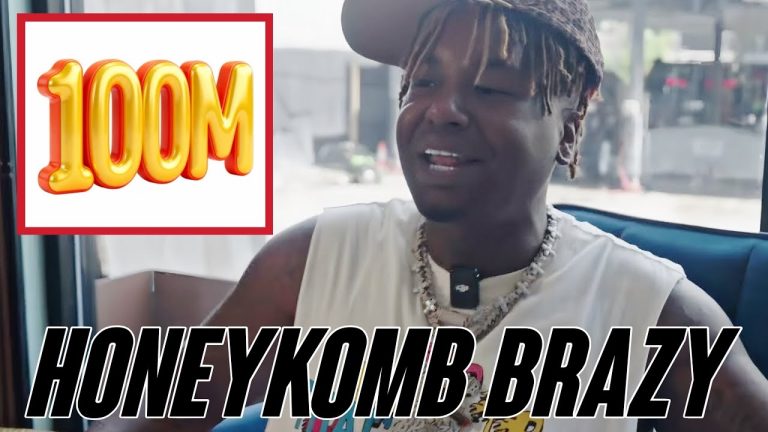HoneyKomb Brazy on getting 100 MILLION views on the first music video he EVER did