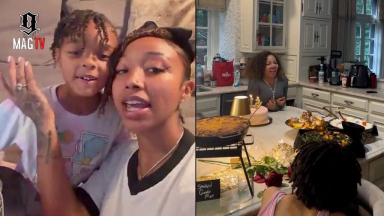 Zonnique Surprises Mom Tiny With A Catered Dinner & Cake For Her 51st B-Day! 