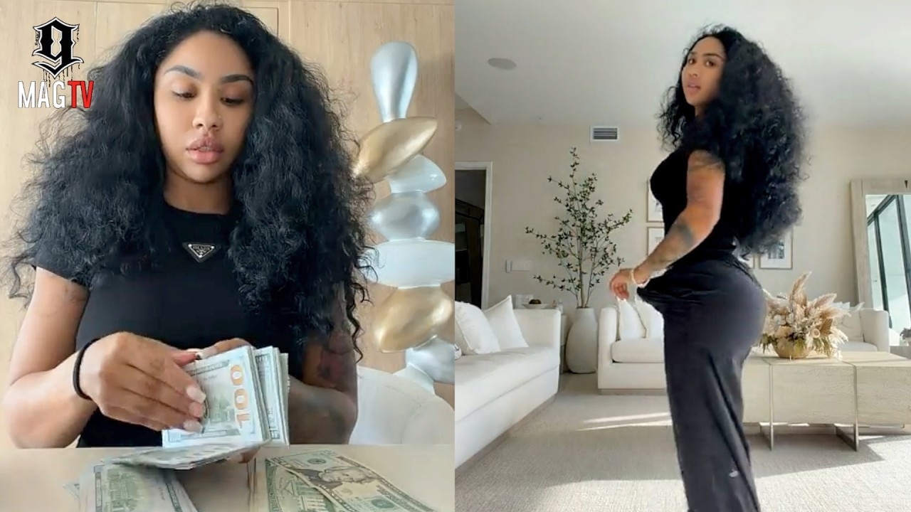 Ari Fletcher Goes Couch Diving For Loose Change & Finds $10k Inside Her Luxury Condo!