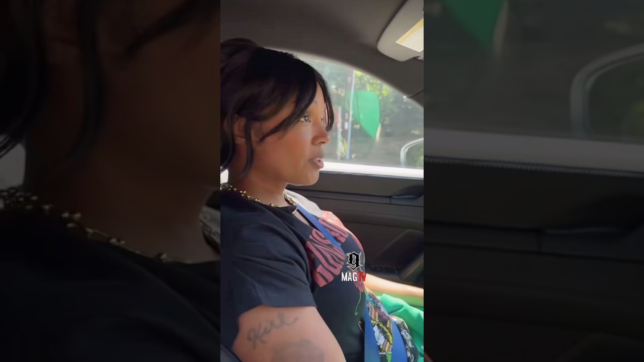 Rasheeda Driving The Manual